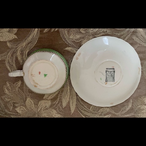 Creampedal Grindley England Teacup & Saucer - Picture 7 of 15